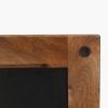 Blackboard edged & forged brown 80 cm