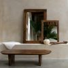Spiegel houten rand 120 cm