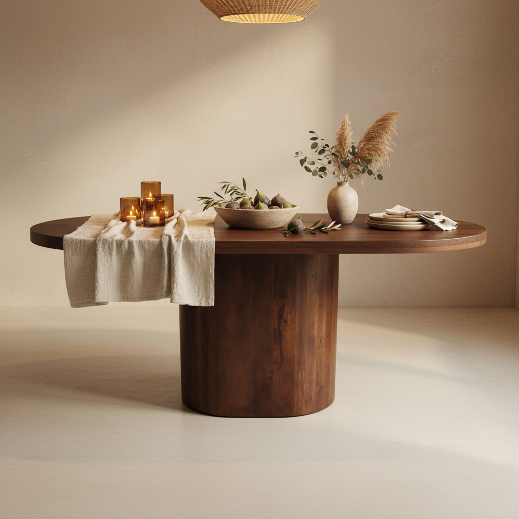 Bullnose Oblong eettafel