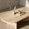 Travertin Oblong salontafel
