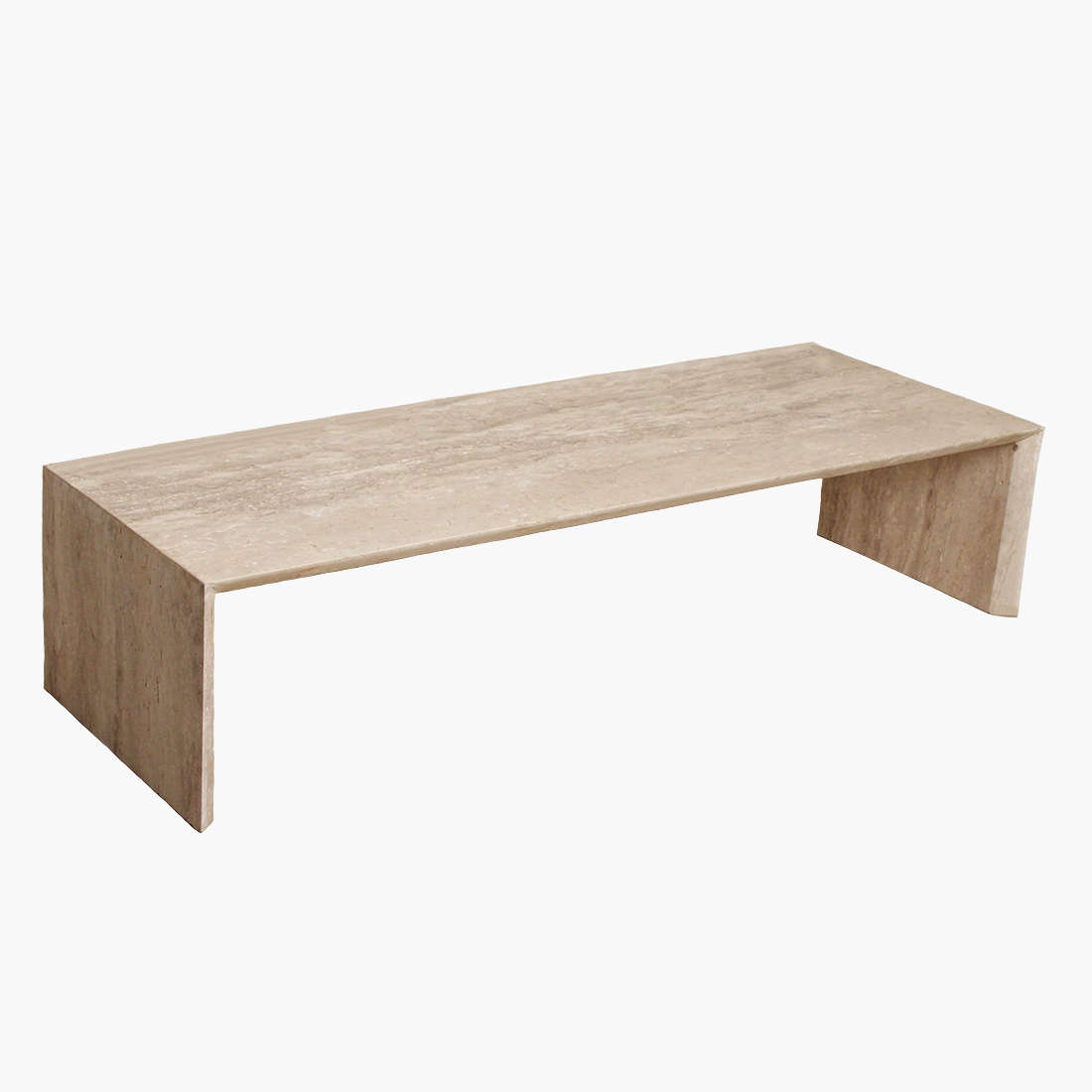 Travertin sleaky salontafel - Afbeelding 5