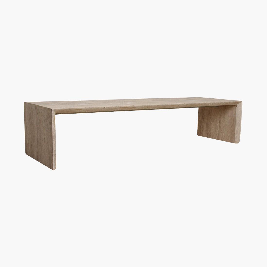 Travertin sleaky salontafel - Afbeelding 3