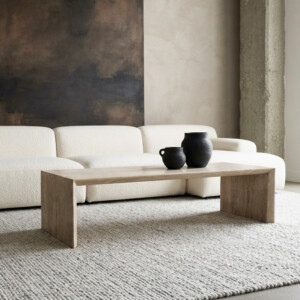 Travertin sleaky salontafel