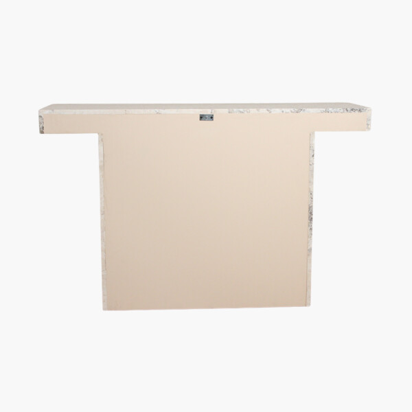 Travertin console triangle