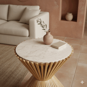 Infinity side table Hourglass