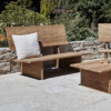 Thar teak outdoor lounge chair double