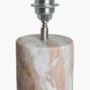 Marble fantasy brown lamp base round