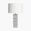 Marble fantasy brown lamp base square