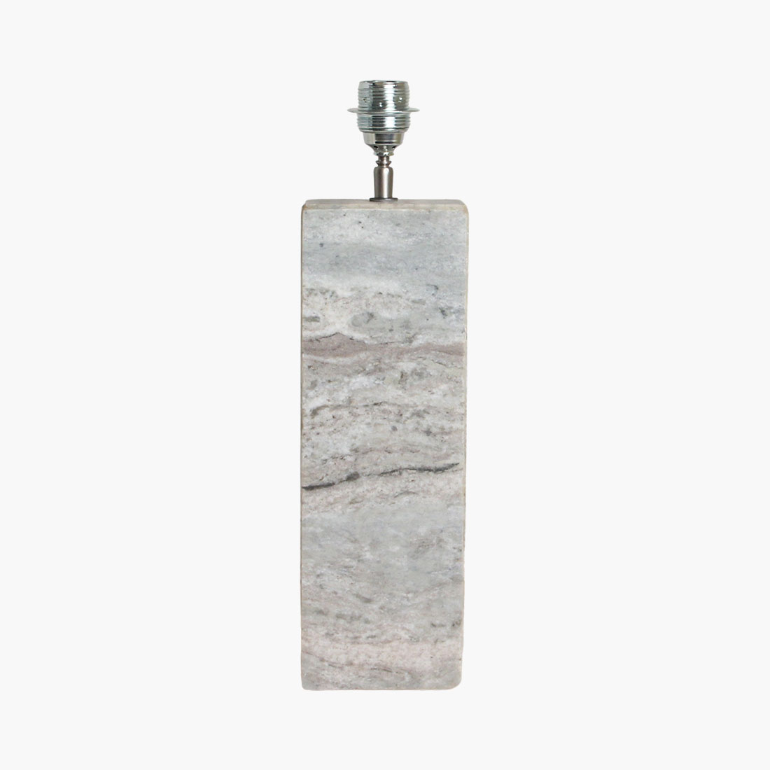 Marble fantasy brown lamp base square