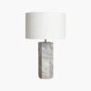 Marble fantasy brown lamp base hexagonal