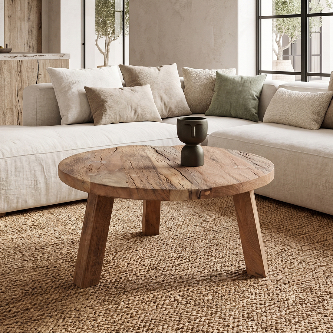 TAFA00002_55 Farmwood salontafel rond L
