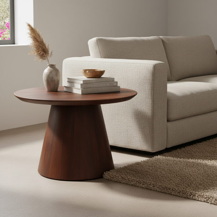 Bullnose side table cone 55 cm