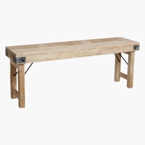 BEOW00040_1 Limewash folding bench 120 cm