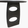 Bullnose dining table Teardrop black