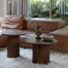 TAMW00080A_23 Bullnose mangohouten bijzettafel Ø55 cm