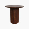 Bullnose side table reversed fluted