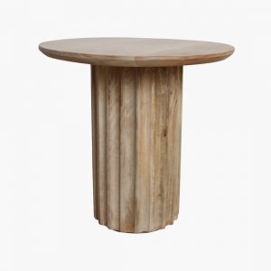 Bullnose bijzettafel 'Reversed Fluted'