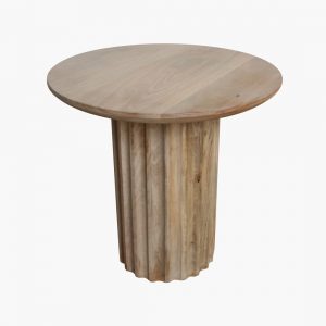 Bullnose bijzettafel 'Reversed Fluted' - Afbeelding 4