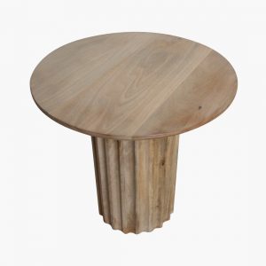Bullnose bijzettafel 'Reversed Fluted' - Afbeelding 3