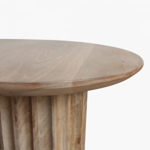 Bullnose bijzettafel 'Reversed Fluted' - Afbeelding 6