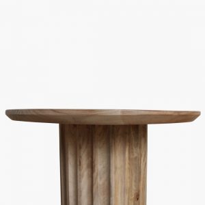 Bullnose bijzettafel 'Reversed Fluted' - Afbeelding 5