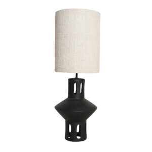 Terra table lamp Lily black