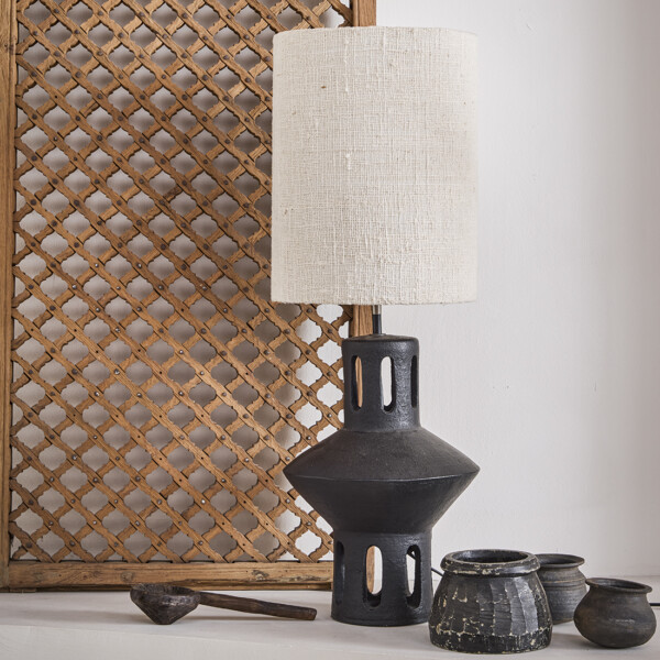 Terra table lamp Lily black