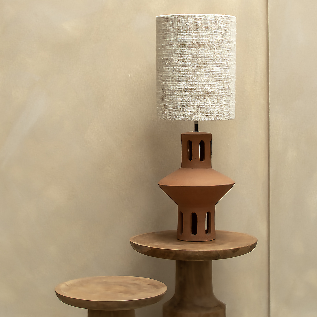 Terra tafellamp Lily naturel