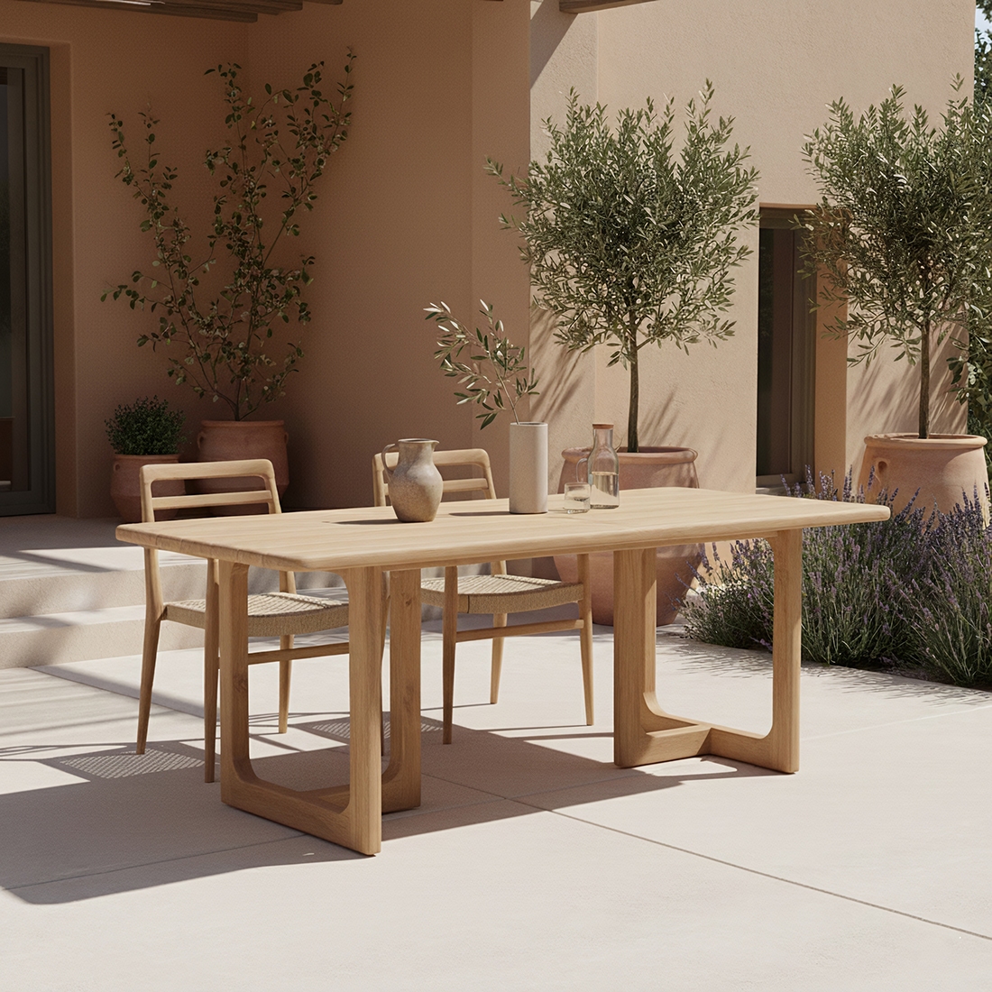 Primavera teak outdoor table