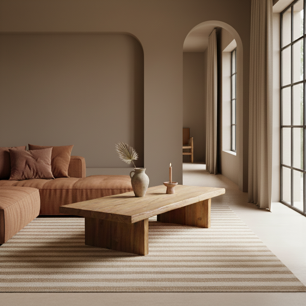 Teakhouten salontafel rechthoekig - Afbeelding 2