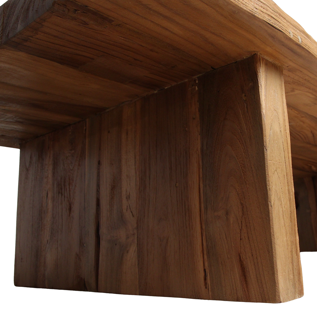 Teakhouten salontafel rechthoekig - Afbeelding 9