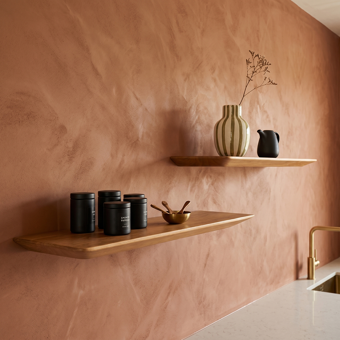 Craftsman wall shelf 60 cm - Raw Materials