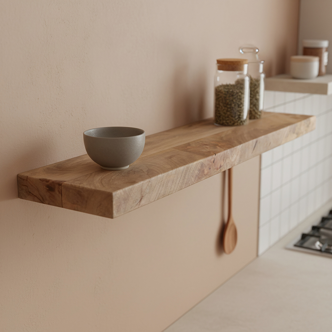 Vintage mango floating wall shelf - Image 6