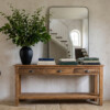 CLFA00010_51 Farmwood sidetable met 3 lades