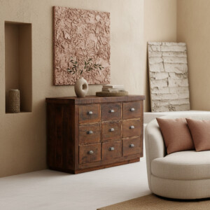 Factory dressoir met 9 lades