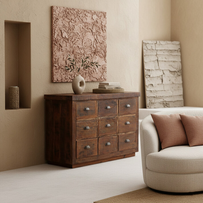 Factory 9-drawer sideboard