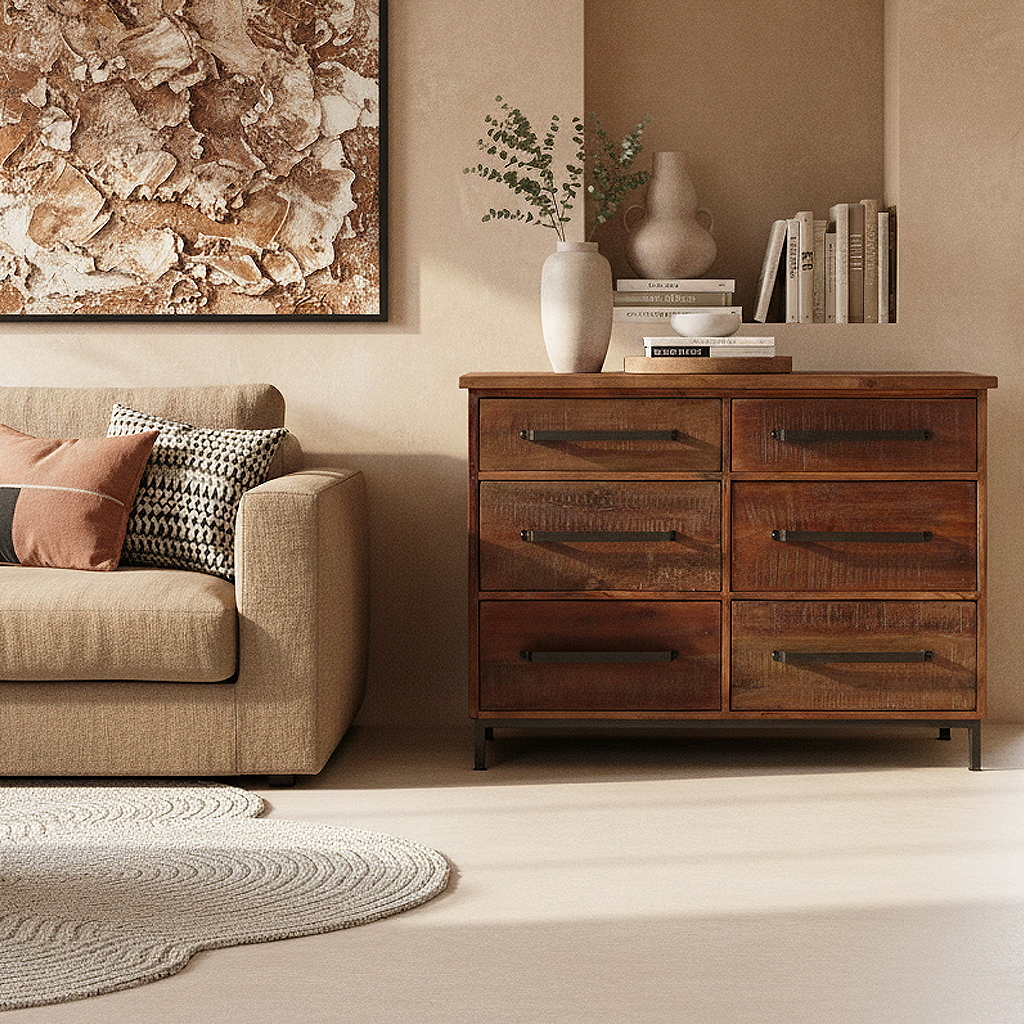 Factory commode - 6 lades