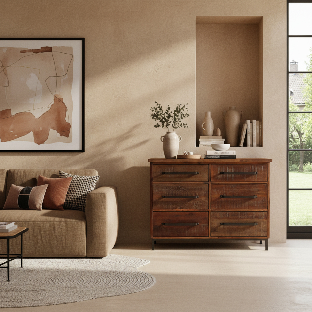 Factory commode - 6 lades - Afbeelding 4