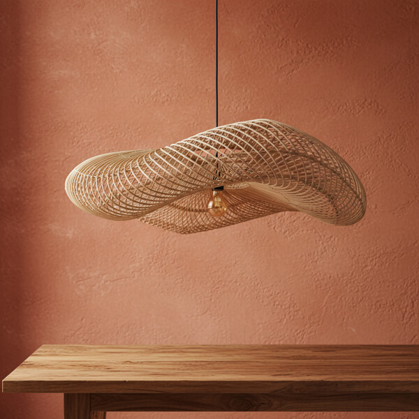 Wave lamp natural XL