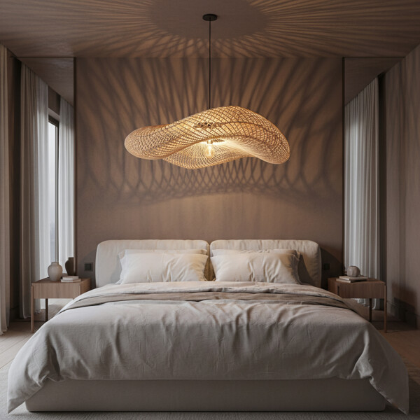 Wave lamp natural XL