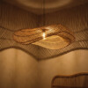 LIRA00915_50 Wave rattan pendant light Ø87 cm
