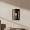 Terra hanging lamp Long Ark black