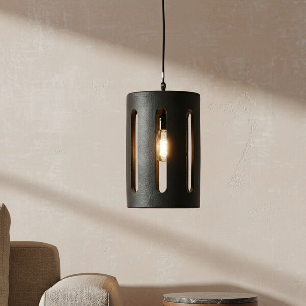 Terra hanging lamp Long Ark black