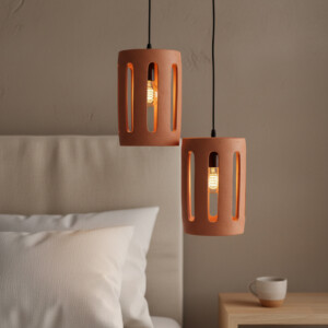 Terra hanglamp Long Ark naturel