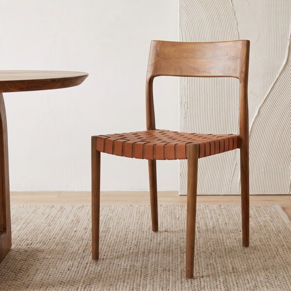 STTW00001_70 Freya dining chair natural leather