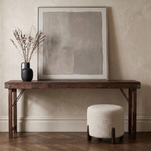 Console table brown