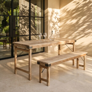 Limewash markttafel inklapbaar