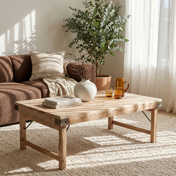 Limewash inklapbare salontafel