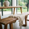 Farmwood wooden dining bench