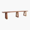 Farmwood wooden dining bench